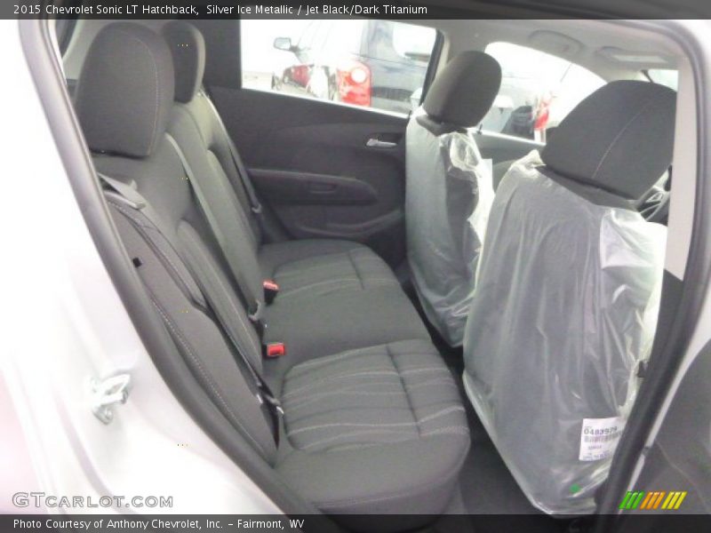 Silver Ice Metallic / Jet Black/Dark Titanium 2015 Chevrolet Sonic LT Hatchback