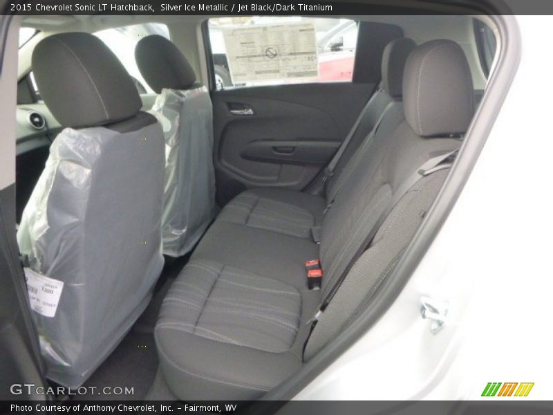 Silver Ice Metallic / Jet Black/Dark Titanium 2015 Chevrolet Sonic LT Hatchback