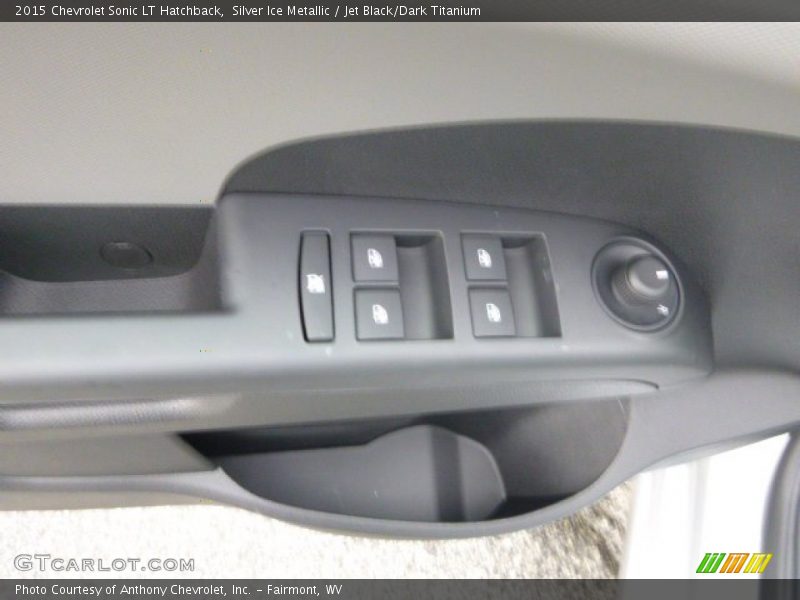 Silver Ice Metallic / Jet Black/Dark Titanium 2015 Chevrolet Sonic LT Hatchback