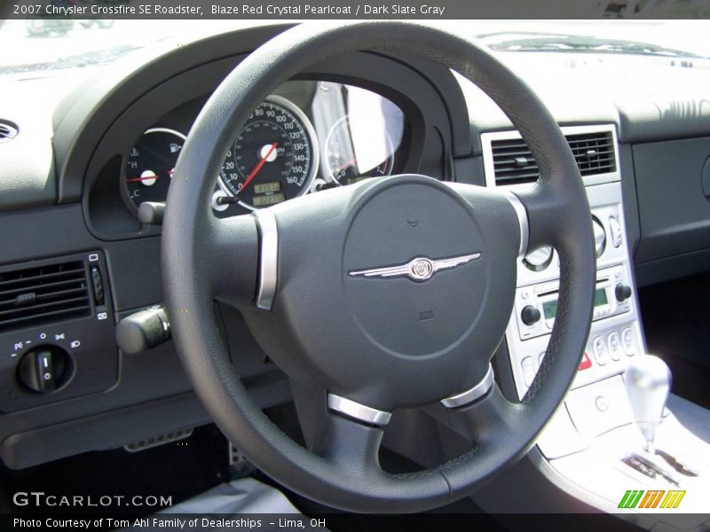 Blaze Red Crystal Pearlcoat / Dark Slate Gray 2007 Chrysler Crossfire SE Roadster