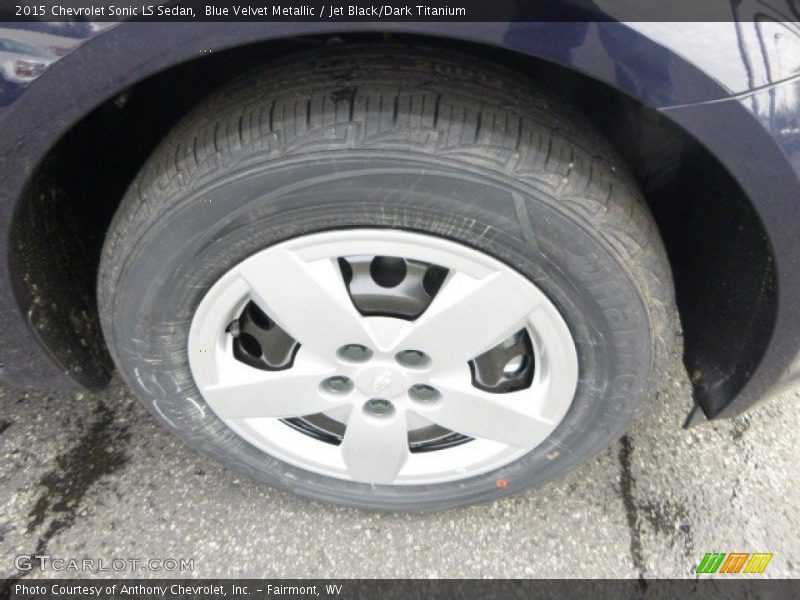 Blue Velvet Metallic / Jet Black/Dark Titanium 2015 Chevrolet Sonic LS Sedan