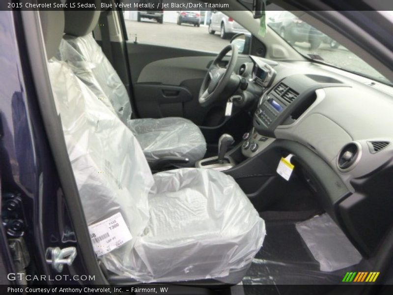 Blue Velvet Metallic / Jet Black/Dark Titanium 2015 Chevrolet Sonic LS Sedan
