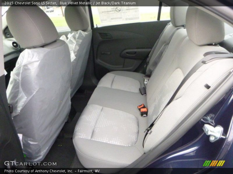 Rear Seat of 2015 Sonic LS Sedan