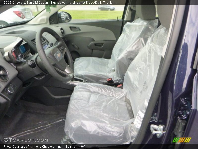 Blue Velvet Metallic / Jet Black/Dark Titanium 2015 Chevrolet Sonic LS Sedan