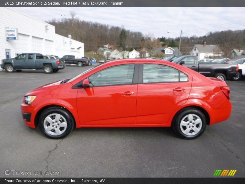  2015 Sonic LS Sedan Red Hot