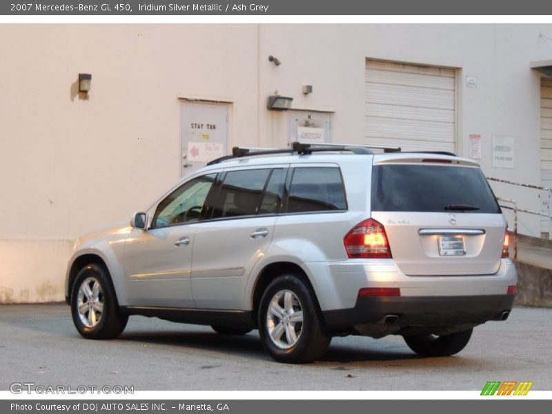 Iridium Silver Metallic / Ash Grey 2007 Mercedes-Benz GL 450