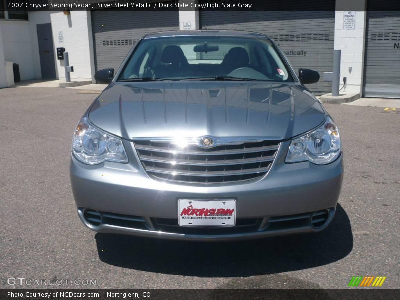 Silver Steel Metallic / Dark Slate Gray/Light Slate Gray 2007 Chrysler Sebring Sedan