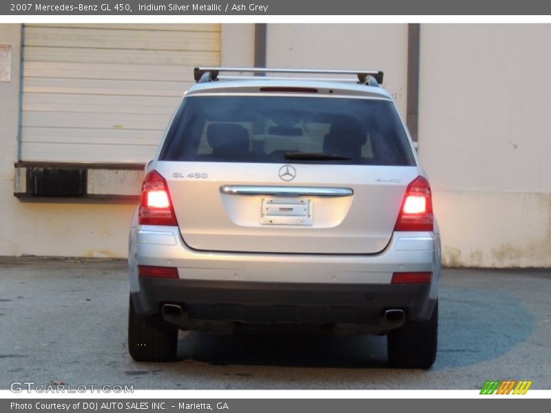 Iridium Silver Metallic / Ash Grey 2007 Mercedes-Benz GL 450