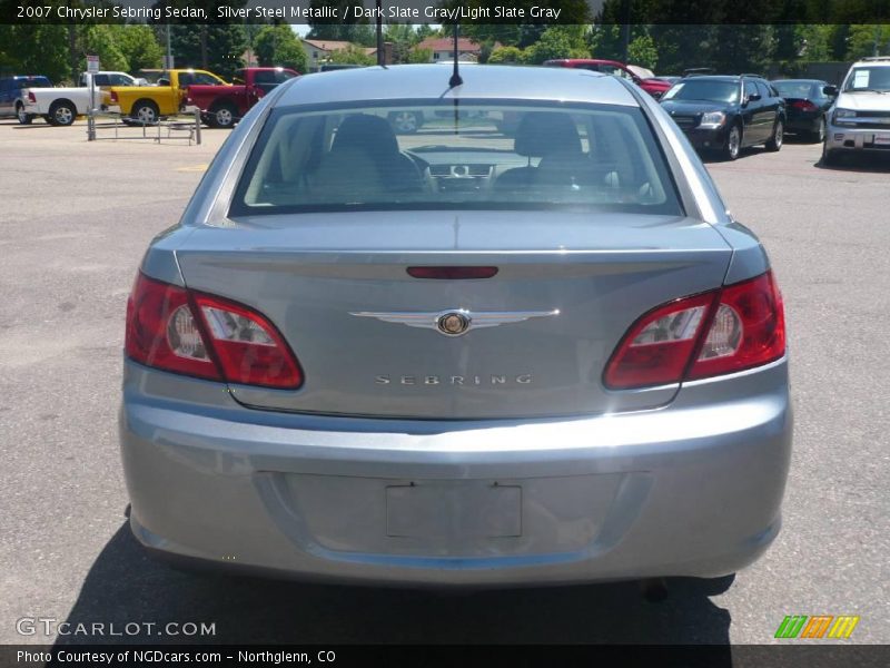 Silver Steel Metallic / Dark Slate Gray/Light Slate Gray 2007 Chrysler Sebring Sedan