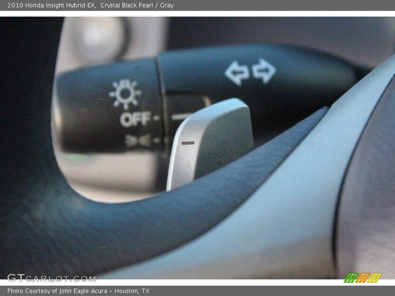 Crystal Black Pearl / Gray 2010 Honda Insight Hybrid EX