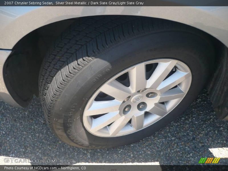 Silver Steel Metallic / Dark Slate Gray/Light Slate Gray 2007 Chrysler Sebring Sedan