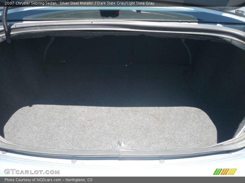 Silver Steel Metallic / Dark Slate Gray/Light Slate Gray 2007 Chrysler Sebring Sedan