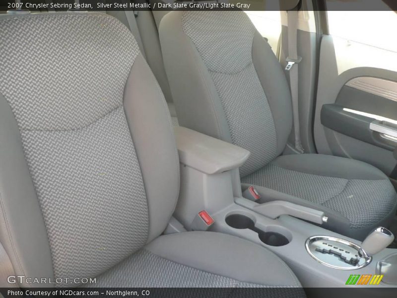 Silver Steel Metallic / Dark Slate Gray/Light Slate Gray 2007 Chrysler Sebring Sedan