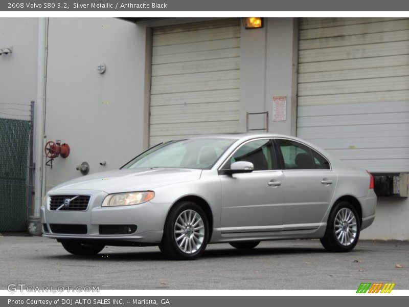 Silver Metallic / Anthracite Black 2008 Volvo S80 3.2