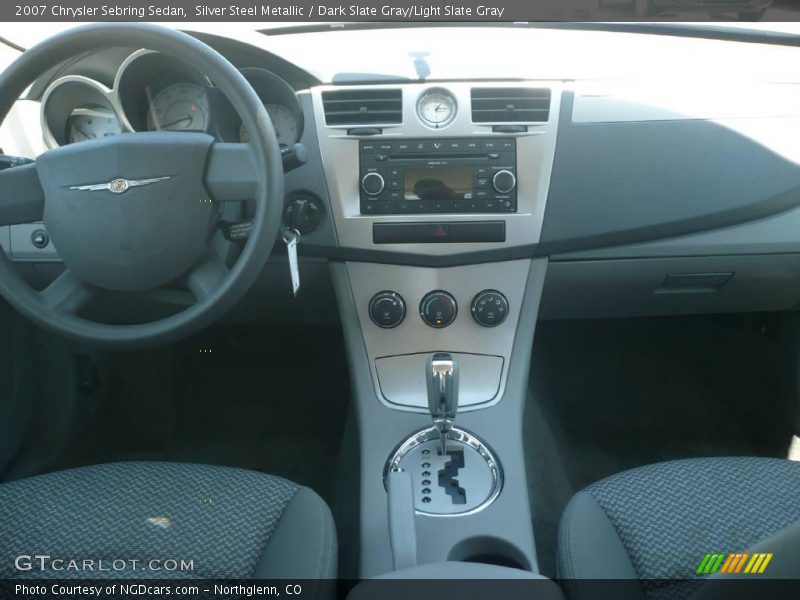 Silver Steel Metallic / Dark Slate Gray/Light Slate Gray 2007 Chrysler Sebring Sedan