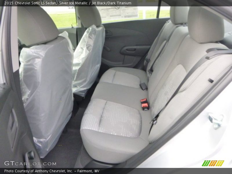 Silver Ice Metallic / Jet Black/Dark Titanium 2015 Chevrolet Sonic LS Sedan