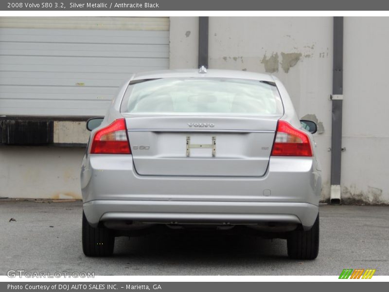 Silver Metallic / Anthracite Black 2008 Volvo S80 3.2