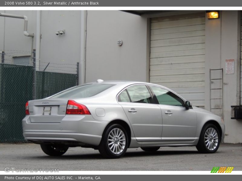 Silver Metallic / Anthracite Black 2008 Volvo S80 3.2