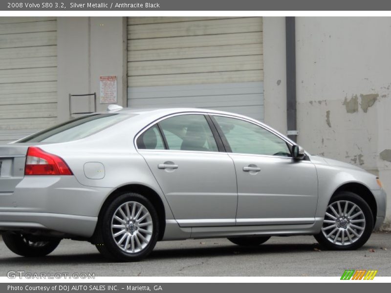 Silver Metallic / Anthracite Black 2008 Volvo S80 3.2