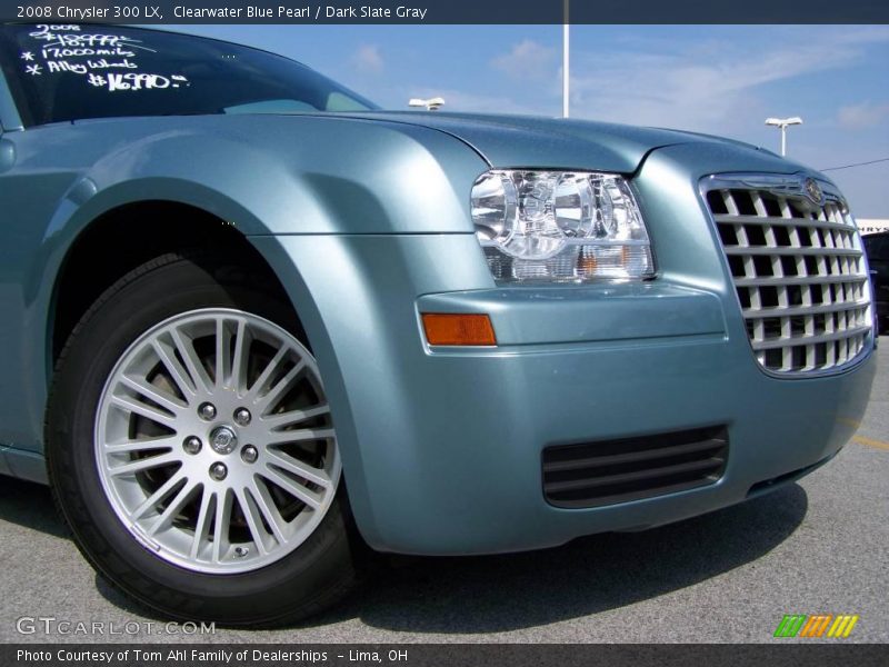 Clearwater Blue Pearl / Dark Slate Gray 2008 Chrysler 300 LX