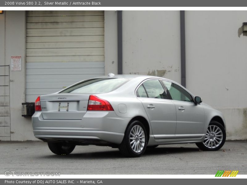 Silver Metallic / Anthracite Black 2008 Volvo S80 3.2