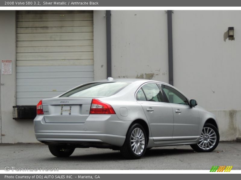 Silver Metallic / Anthracite Black 2008 Volvo S80 3.2