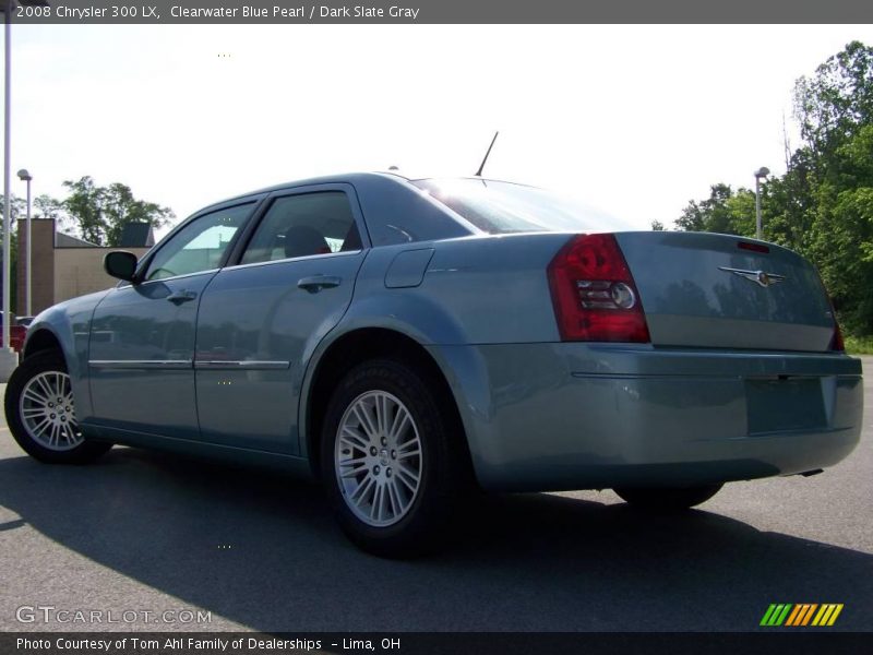 Clearwater Blue Pearl / Dark Slate Gray 2008 Chrysler 300 LX