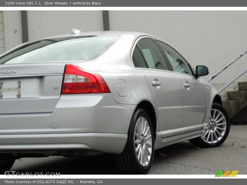Silver Metallic / Anthracite Black 2008 Volvo S80 3.2