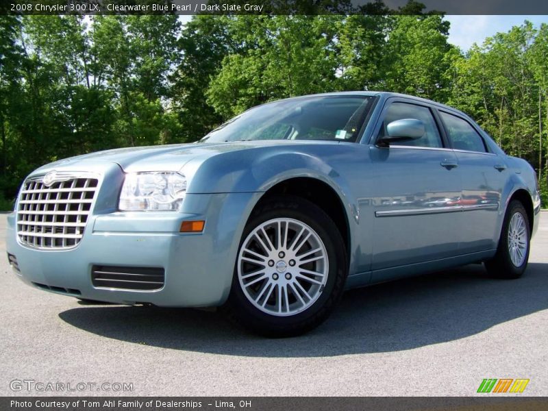 Clearwater Blue Pearl / Dark Slate Gray 2008 Chrysler 300 LX