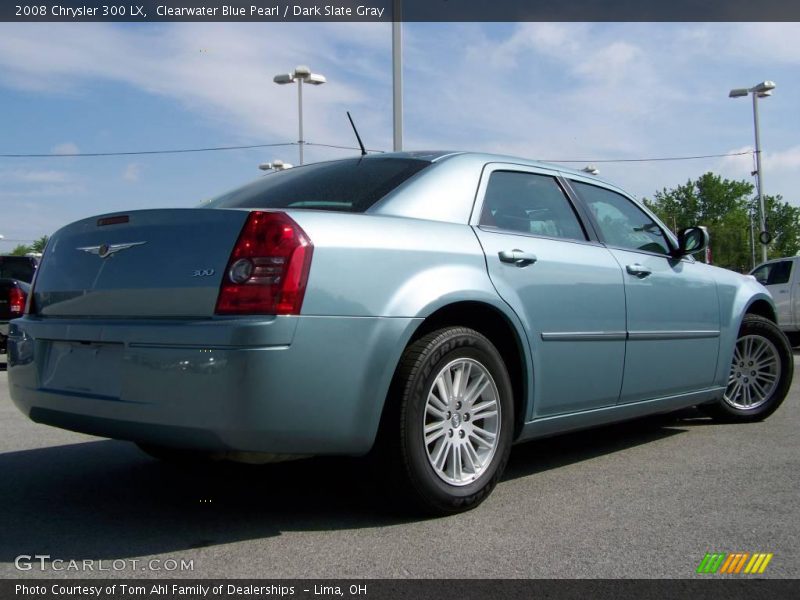 Clearwater Blue Pearl / Dark Slate Gray 2008 Chrysler 300 LX