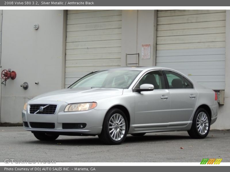 Silver Metallic / Anthracite Black 2008 Volvo S80 3.2