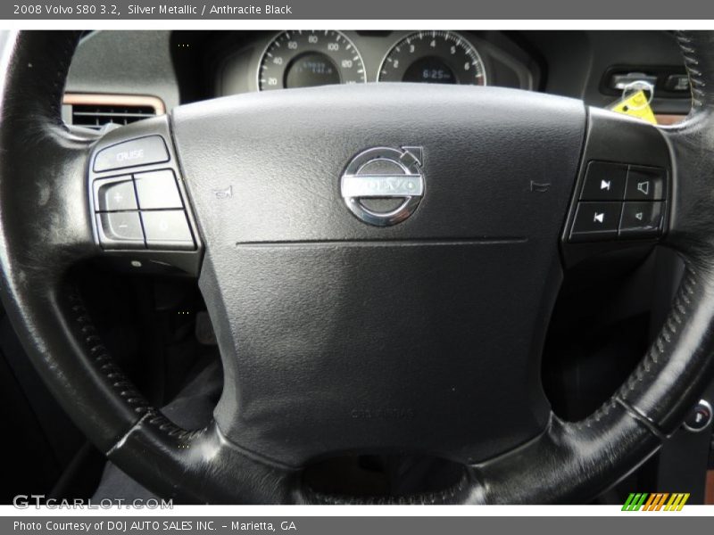 Silver Metallic / Anthracite Black 2008 Volvo S80 3.2