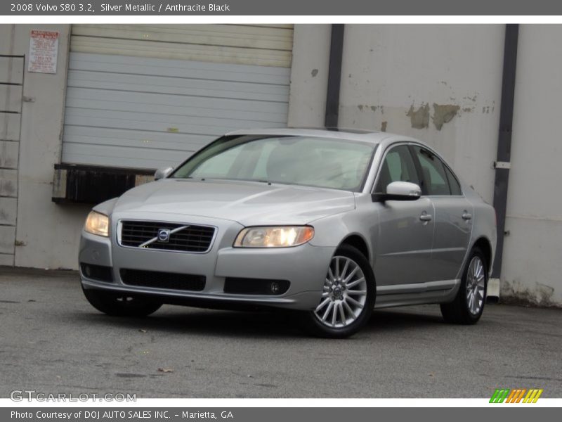Silver Metallic / Anthracite Black 2008 Volvo S80 3.2