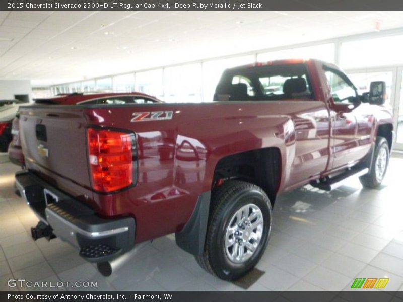 Deep Ruby Metallic / Jet Black 2015 Chevrolet Silverado 2500HD LT Regular Cab 4x4