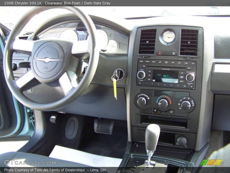Clearwater Blue Pearl / Dark Slate Gray 2008 Chrysler 300 LX