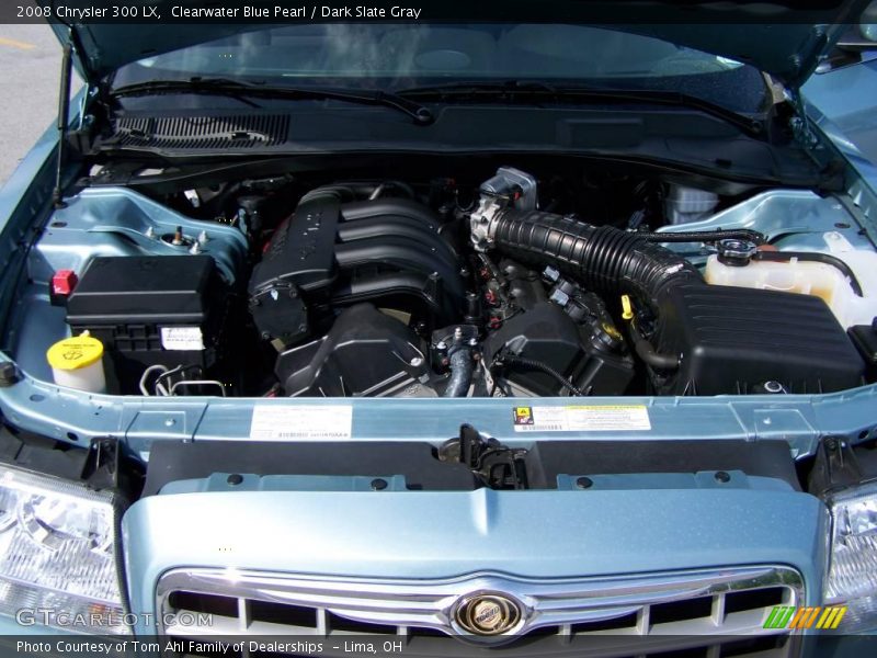Clearwater Blue Pearl / Dark Slate Gray 2008 Chrysler 300 LX