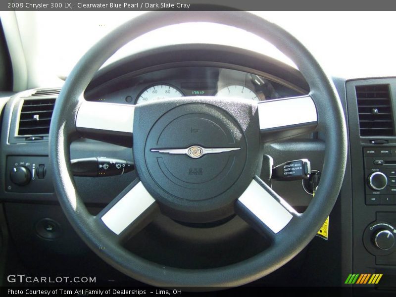 Clearwater Blue Pearl / Dark Slate Gray 2008 Chrysler 300 LX