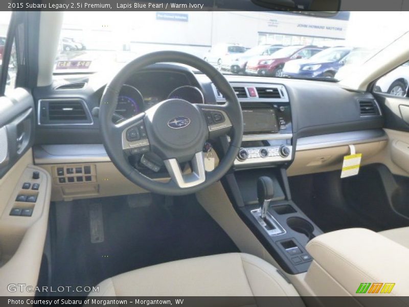 Lapis Blue Pearl / Warm Ivory 2015 Subaru Legacy 2.5i Premium