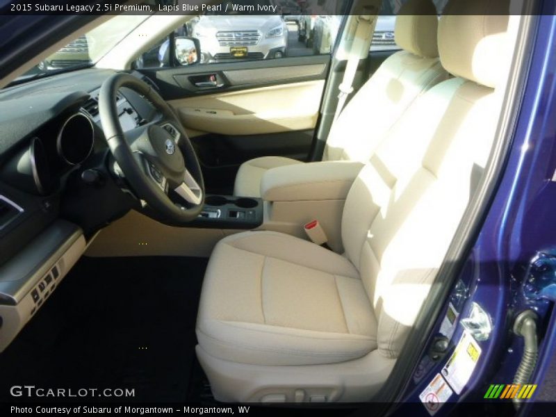 Lapis Blue Pearl / Warm Ivory 2015 Subaru Legacy 2.5i Premium