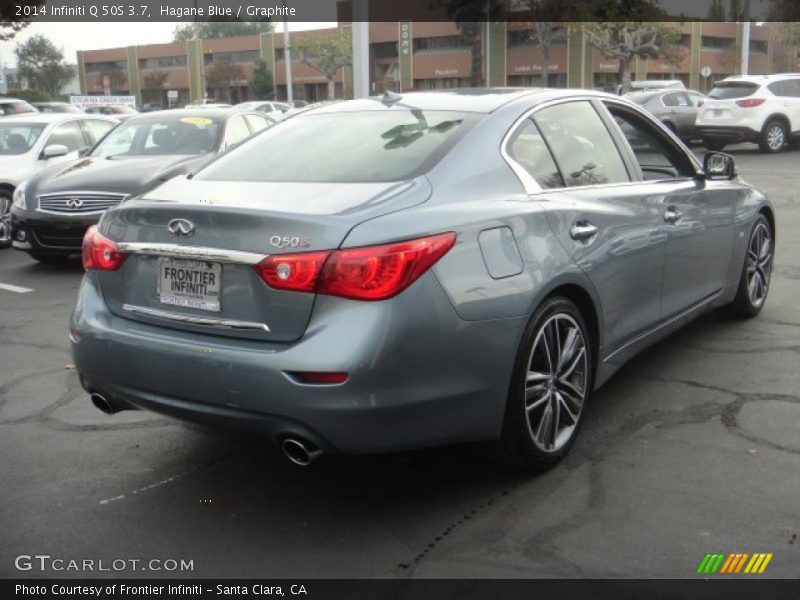 Hagane Blue / Graphite 2014 Infiniti Q 50S 3.7