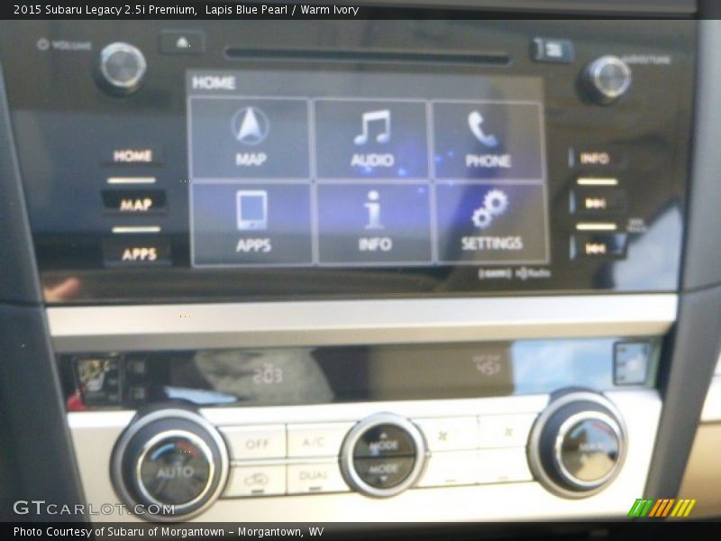 Lapis Blue Pearl / Warm Ivory 2015 Subaru Legacy 2.5i Premium