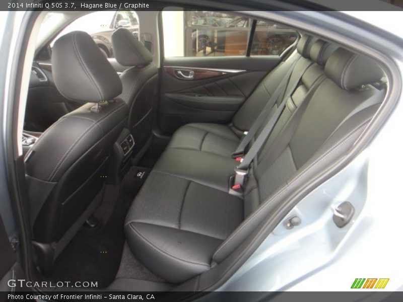 Rear Seat of 2014 Q 50S 3.7