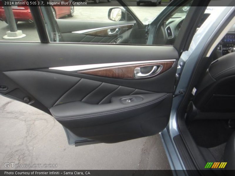 Hagane Blue / Graphite 2014 Infiniti Q 50S 3.7