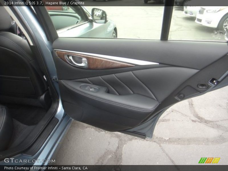 Hagane Blue / Graphite 2014 Infiniti Q 50S 3.7