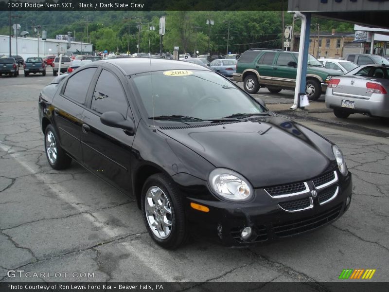 Black / Dark Slate Gray 2003 Dodge Neon SXT