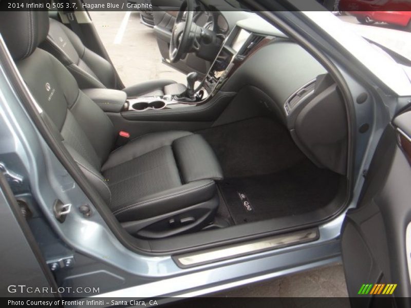 Hagane Blue / Graphite 2014 Infiniti Q 50S 3.7