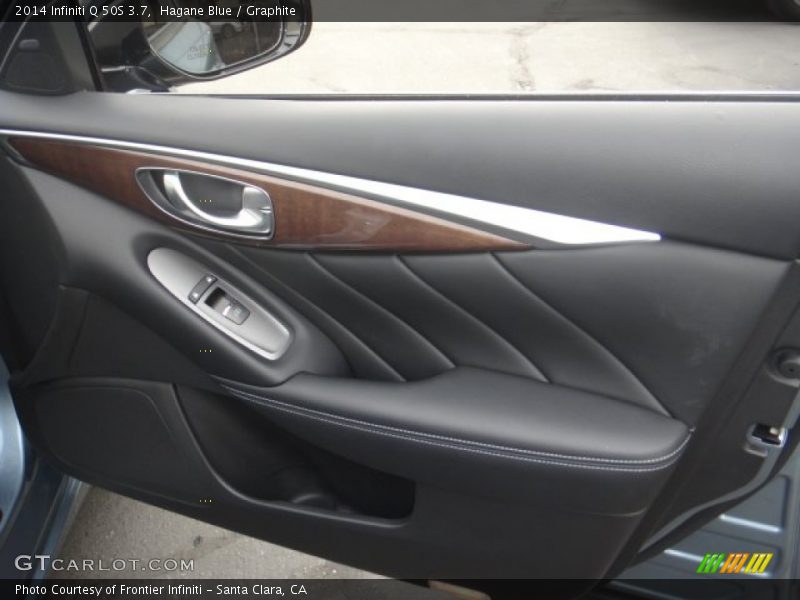 Hagane Blue / Graphite 2014 Infiniti Q 50S 3.7
