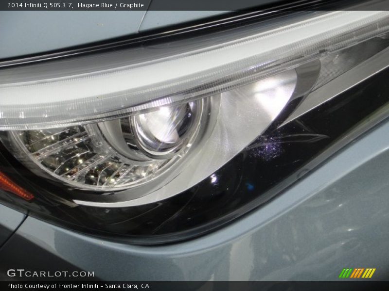 Hagane Blue / Graphite 2014 Infiniti Q 50S 3.7