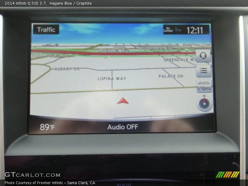 Hagane Blue / Graphite 2014 Infiniti Q 50S 3.7