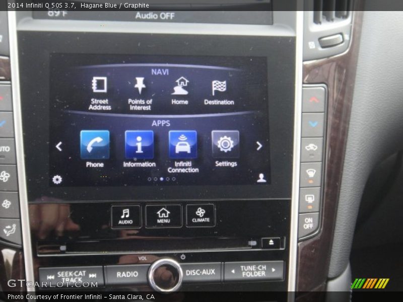 Hagane Blue / Graphite 2014 Infiniti Q 50S 3.7
